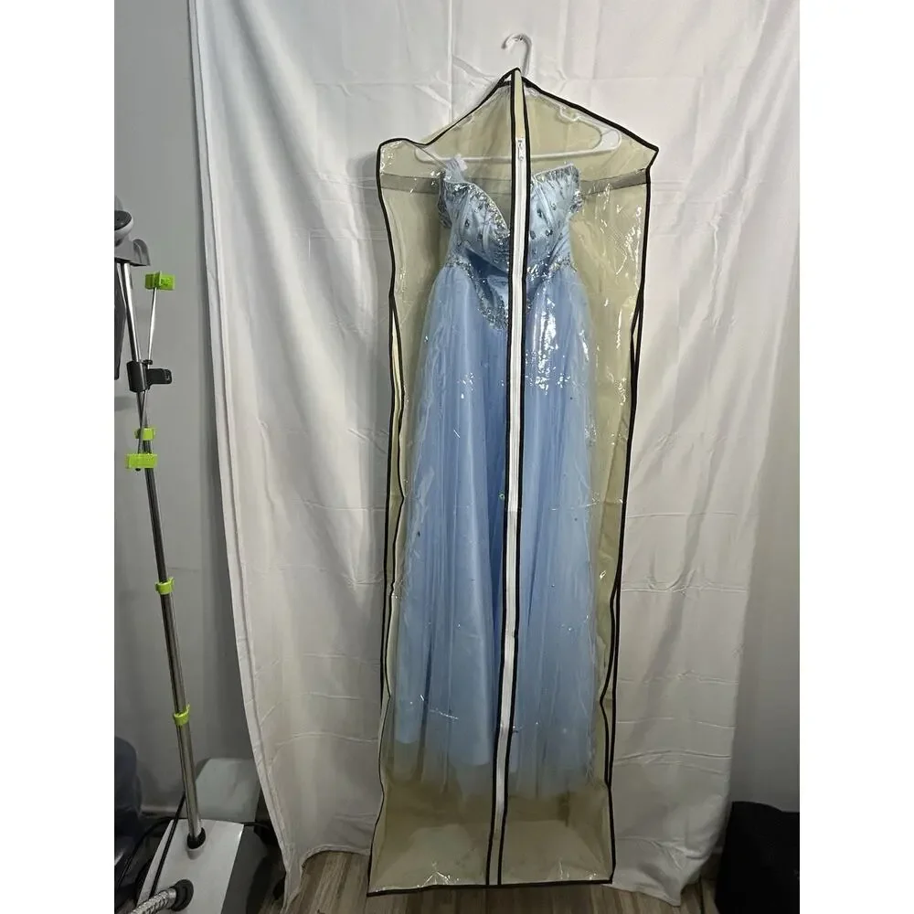 Garment Bag Suit Dress Cover Protector Storage Closet Organizer Beige
